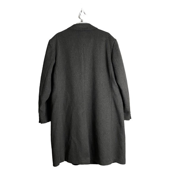 WM. H. Leishman Men's Gray Wool and Cashmere Trench Coat - Picture 12 of 12